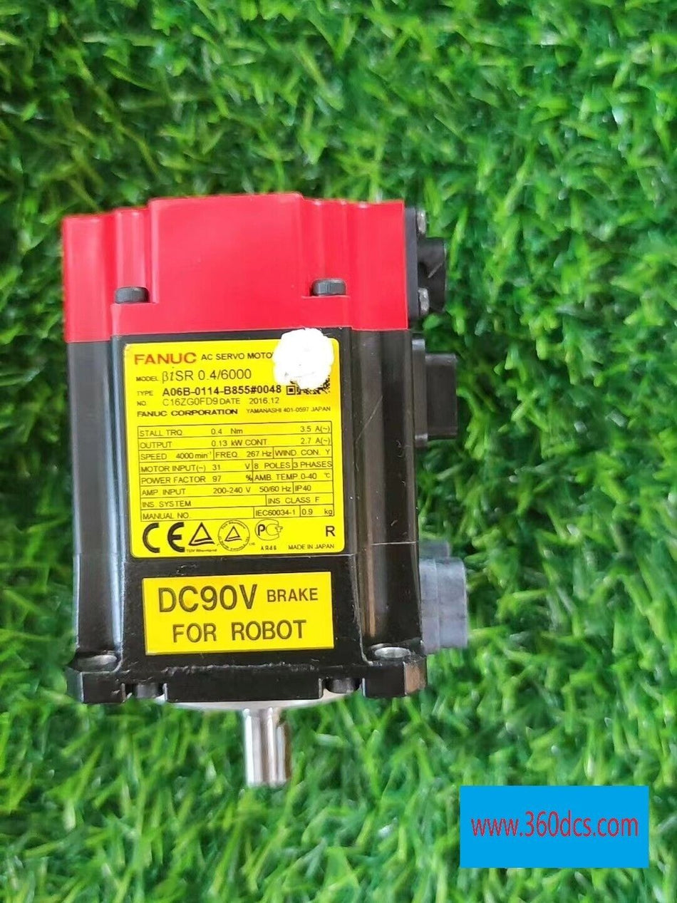 1 peça para FANUC A06B-0114-B855#0048 usado A06B0114B855#0048 