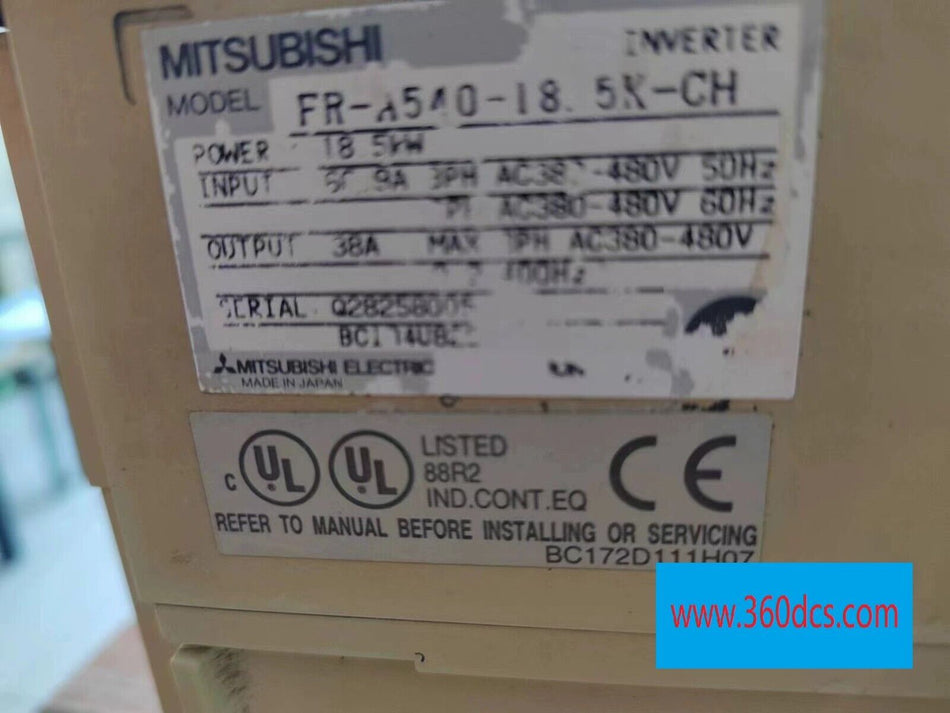 1PC 适用于三菱 FR-A540-18.5K-CH 二手 mx4