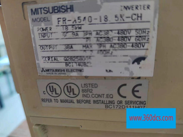 1PC for Mitsubishi FR-A540-18.5K-CH used mx4