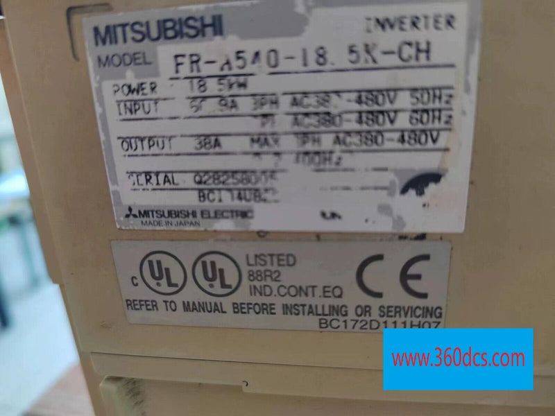 1PC for Mitsubishi FR-A540-18.5K-CH used mx4