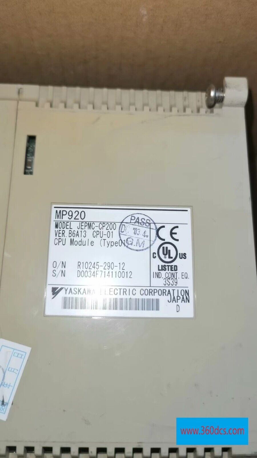 1PC for YASKAWA JEPMC-CP200 used JEPMCCP200