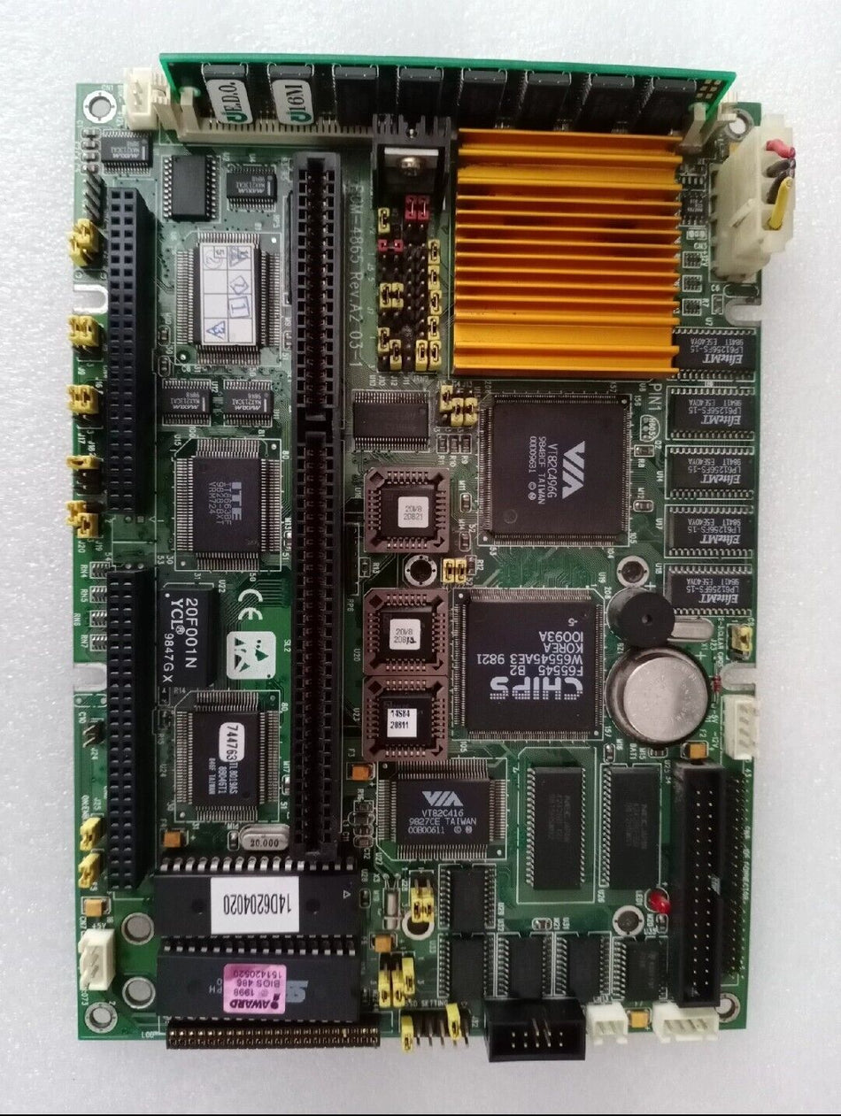 1 peça para Advantech PCM-4865 Rev.A2 USADO PCM4865 Rev.A2