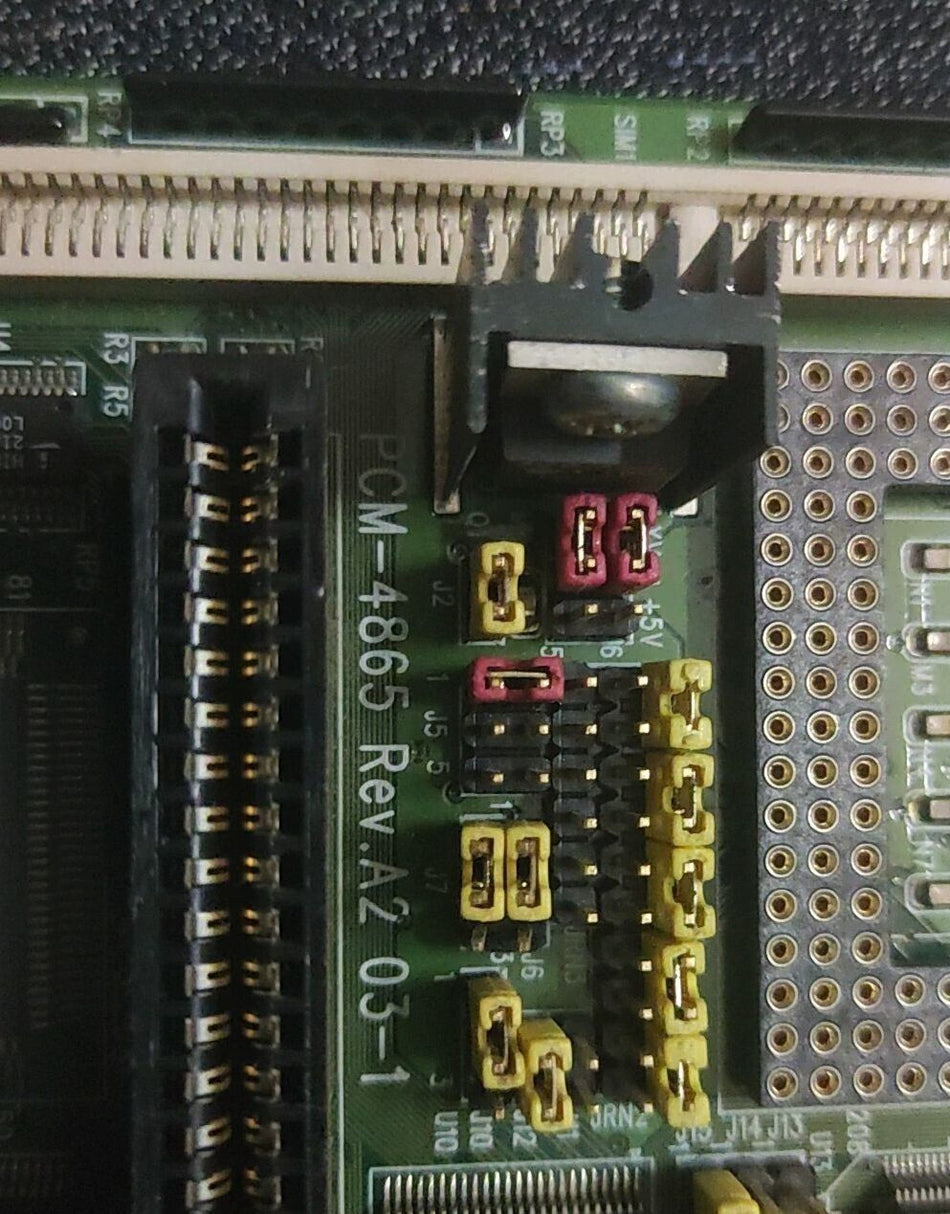 1 件适用于 Advantech PCM-4865 Rev.A2 二手 PCM4865 Rev.A2 