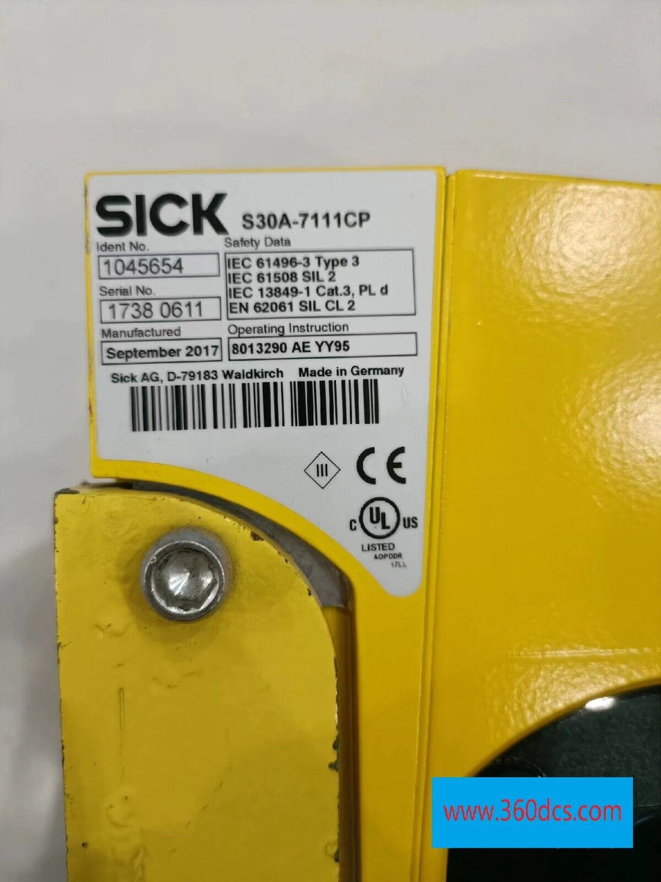 1 peça para SICK S30A-7111CP usado S30A7111CP