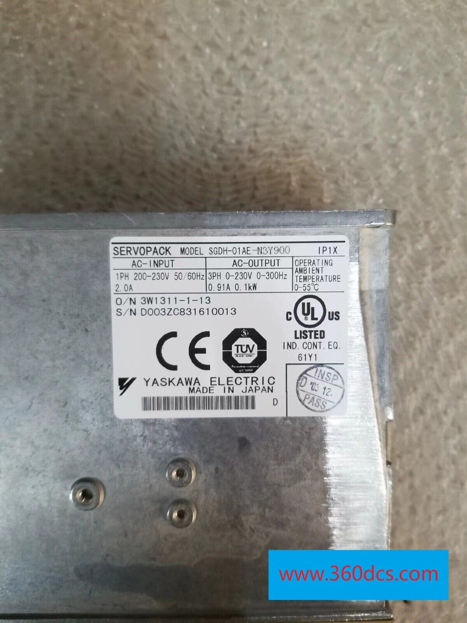 1pc for YASKAWA SGDH-01AE-N3Y900 used  SGDH01AEN3Y900