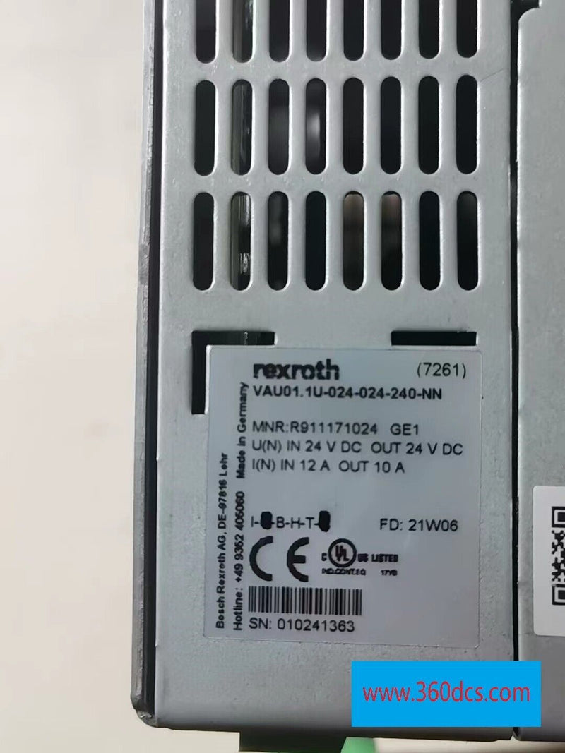 1pc for Rexroth VAU01.1U-024-024-240-NN used VAU01.1U024024240NN