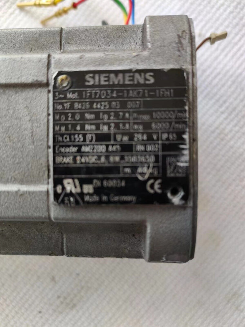 1PC for SIEMENS 1FT7034-1AK71-1FH1 used 1FT70341AK711FH1 in stock C-20-3-001