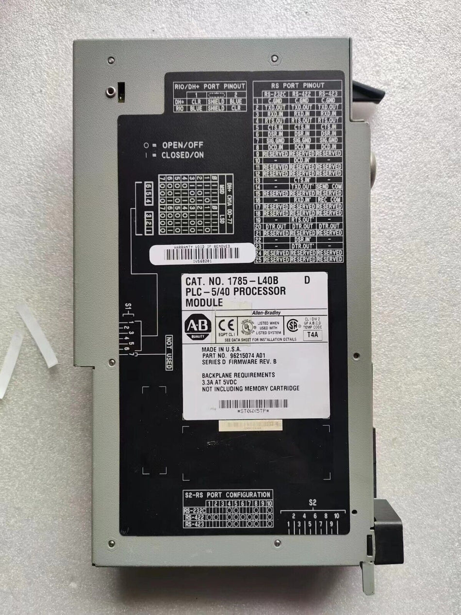 1PC para AB 1785-L40B/D usado em stock B-9-2-002 mx4