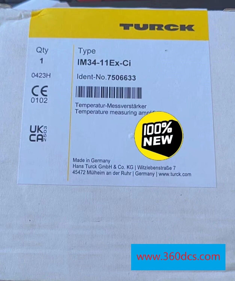 1PC FOR  Turck IM34-11EX-I New mx1