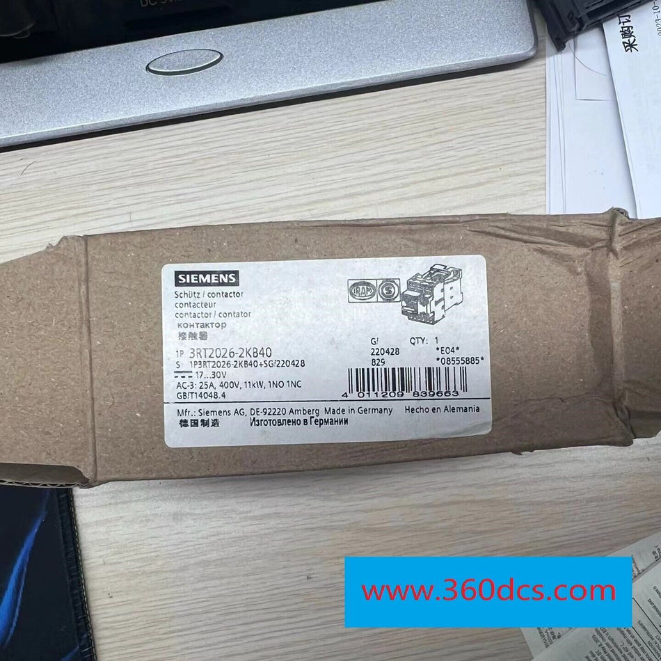 1 peça para SIEMENS 3RT2026-2KB40 Novo 3RT20262KB40
