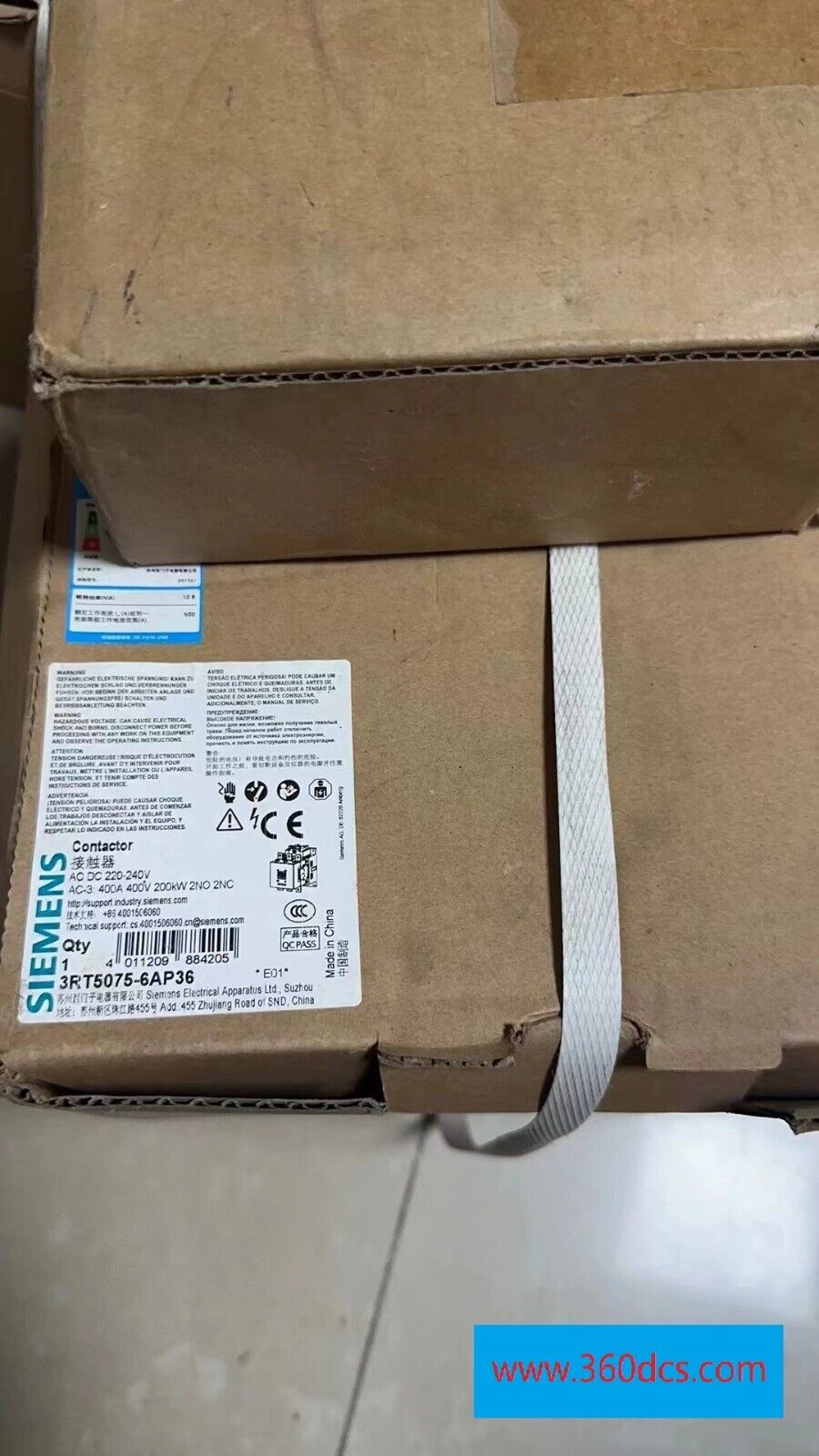 1 peça para SIEMENS 3RT5075-6AP36 Novo 3RT50756AP36 