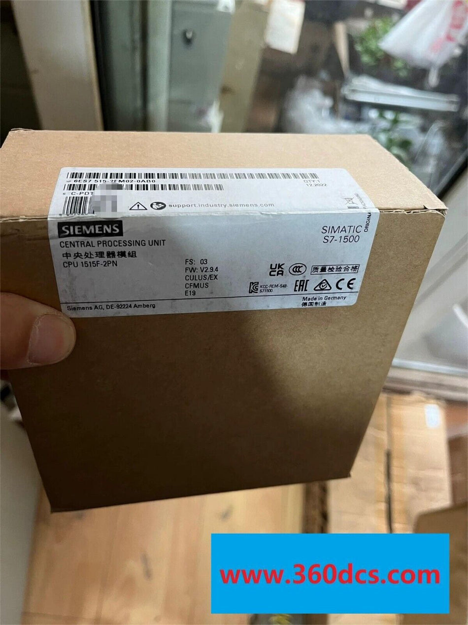1PC para SIEMENS 6ES7515-2FM02-0AB0 novo 6ES7515-2FM02-0AB0
