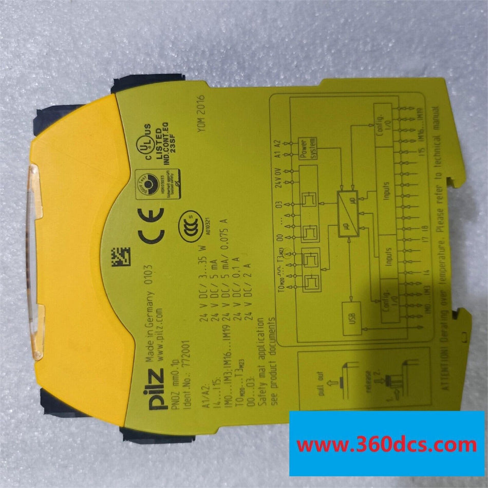 1PC FOR PILZ PNOZ-MM0.1P 772001 Used mx1