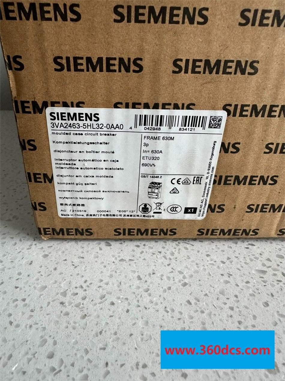 1PC 适用于西门子 3VA2463-5HL32-0AA0 全新 3VA24635HL320AA0
