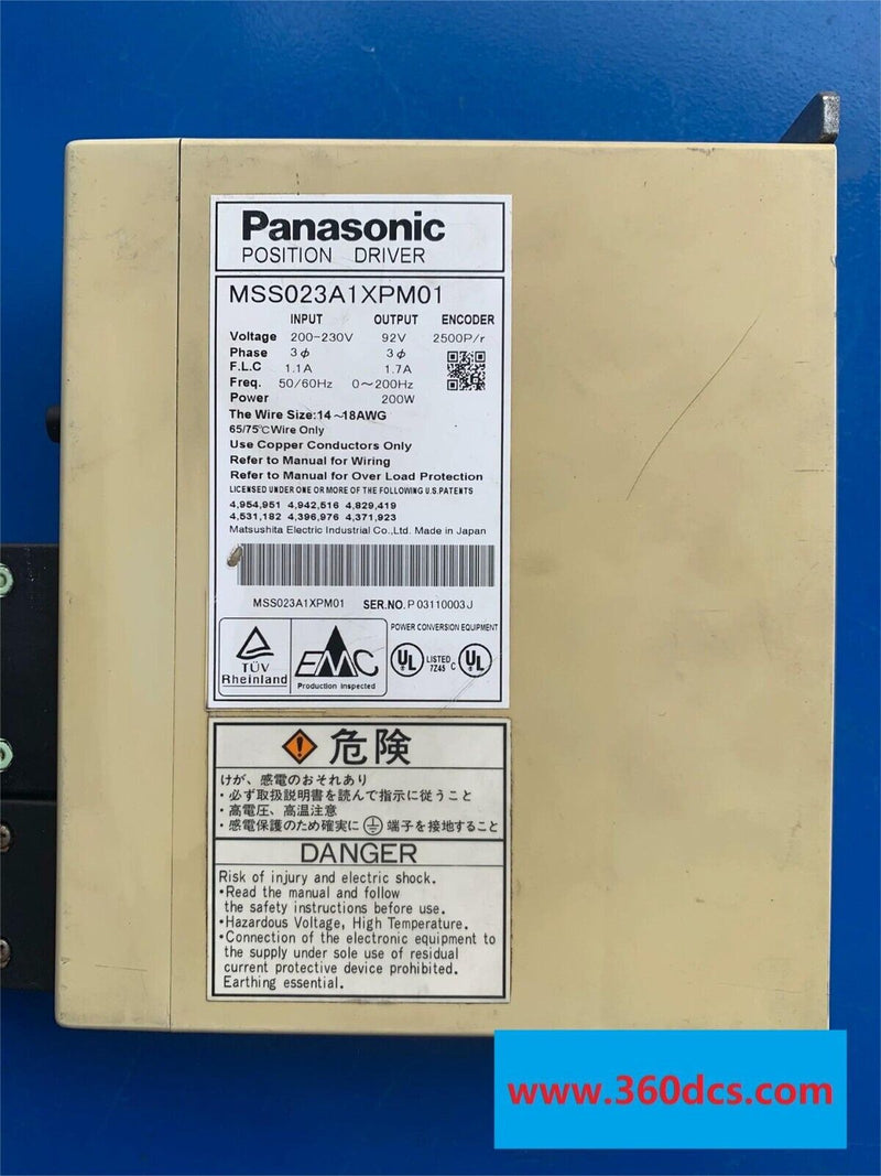 1PC For Panasonic MSS023A1XPM01 used