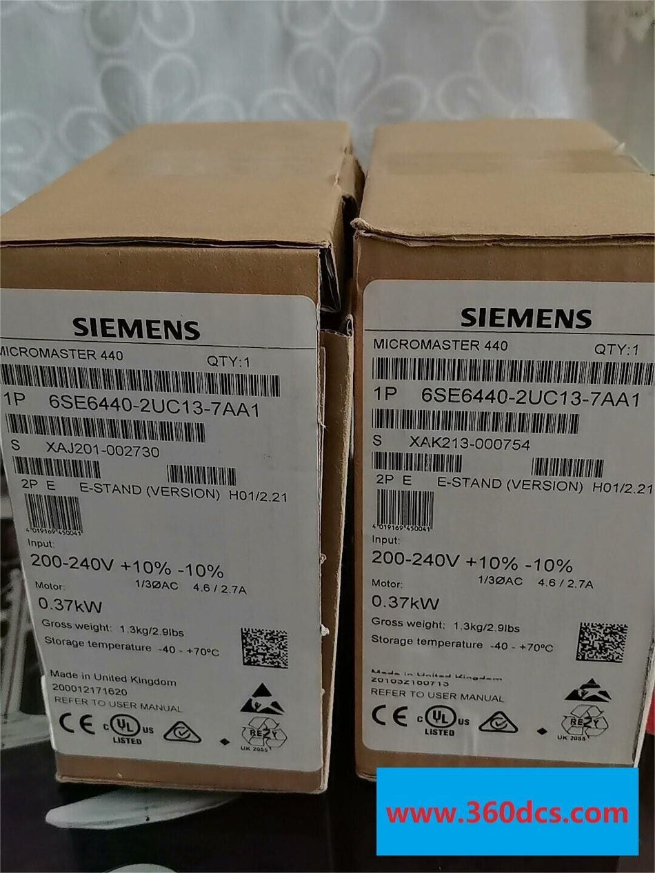 1PC para Siemens 6SE6440-2UC13-7AA1 novo 6SE64402UC137AA1