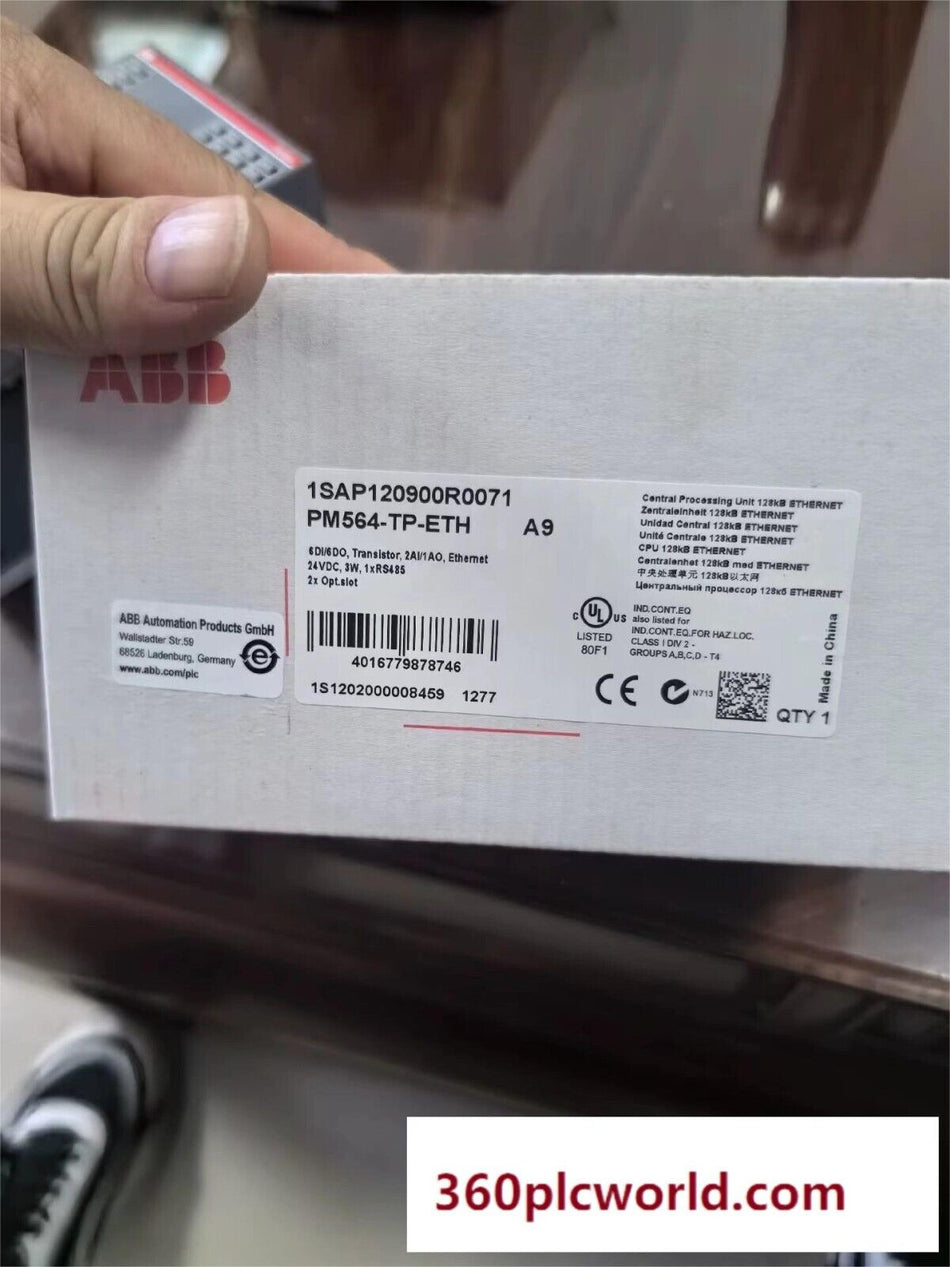 1PC 适用于 ABB PM564-TP-ETH 全新 PM564TPETH 