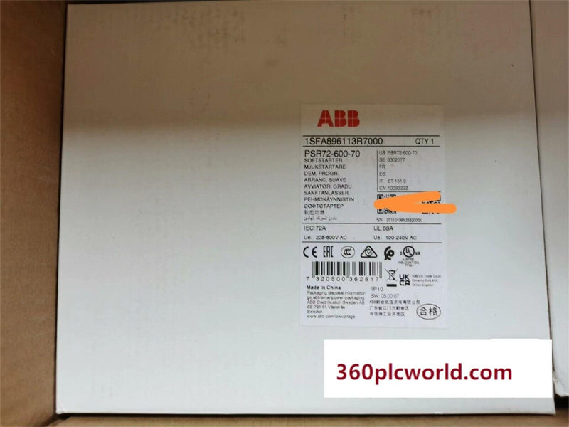 1PC for ABB PSR72-600-70 new PSR7260070