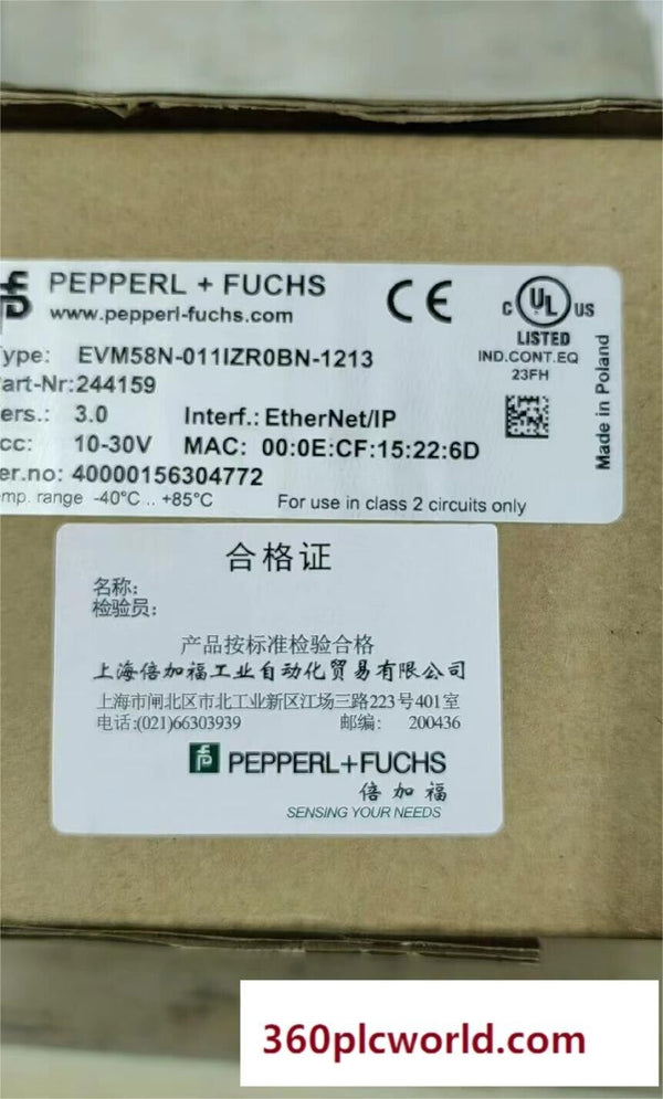 1PC FOR pepperl+fuchs EVM58N-011IZR0BN-1213 NEW MX4