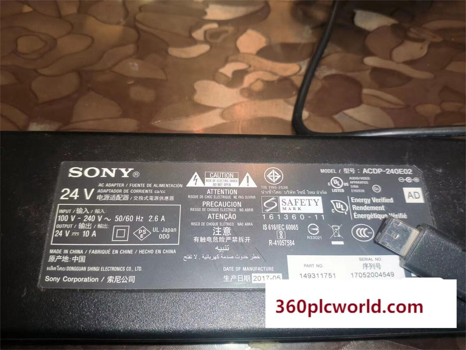 1 PC PARA SONY ACDP-240E02 NOVO ACDP240E02