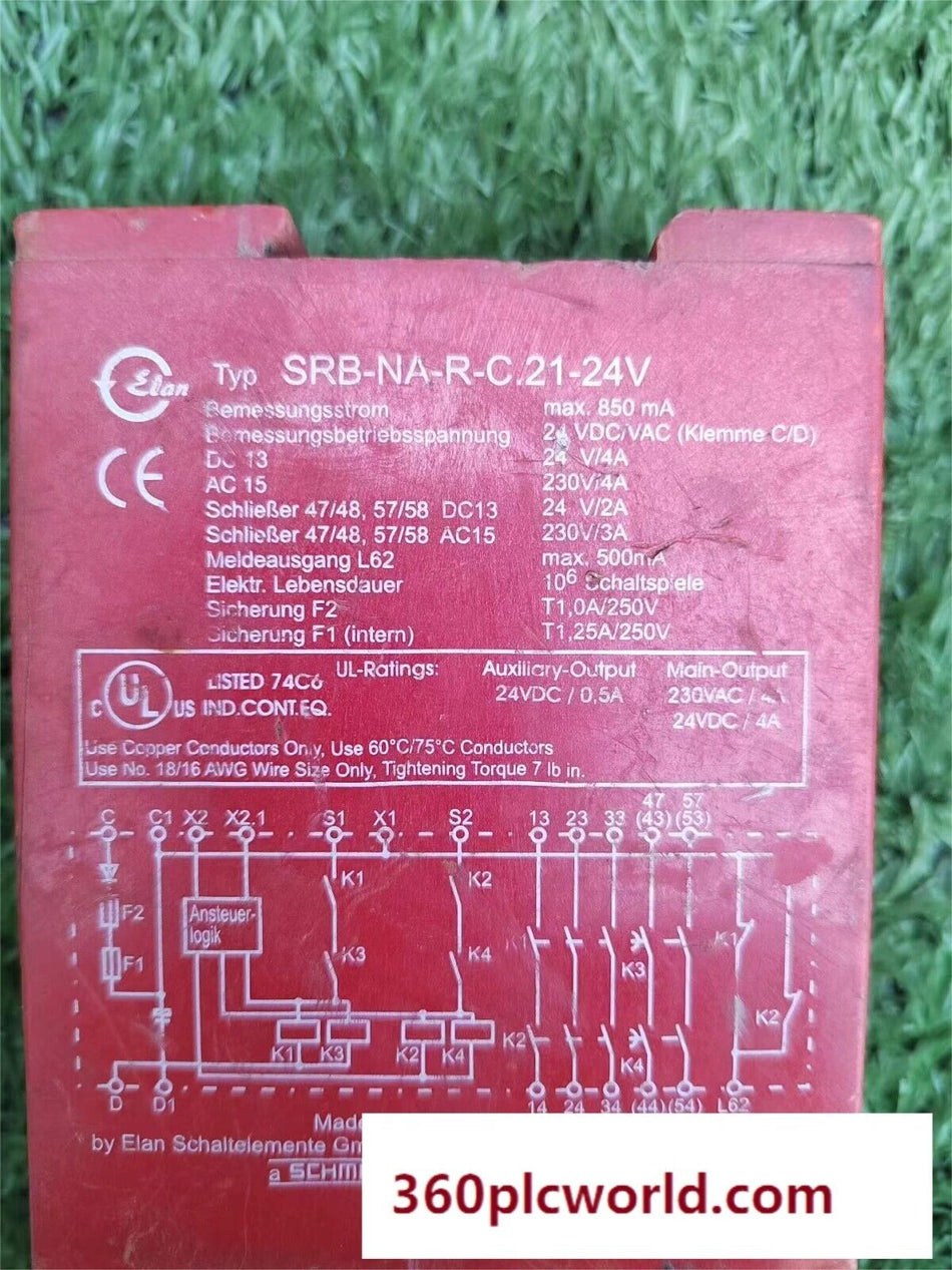 1 件适用于 Schmersal SRB-NA-RC.21-24V 二手 SRBNARC.2124V 