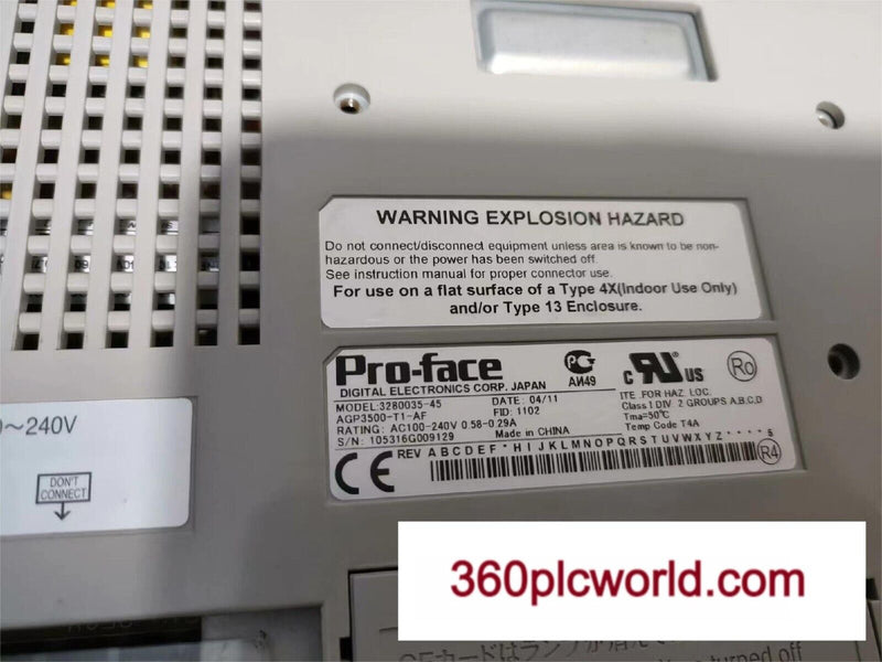 1PC FOR PROFACE AGP3500-T1-AF USED AGP3500T1AF
