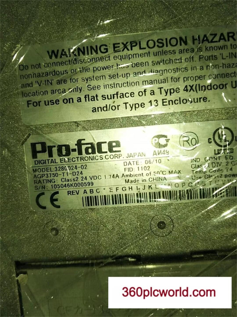 1PC FOR PROFACE AGP3750-T1-D24 USED AGP3750T1D24