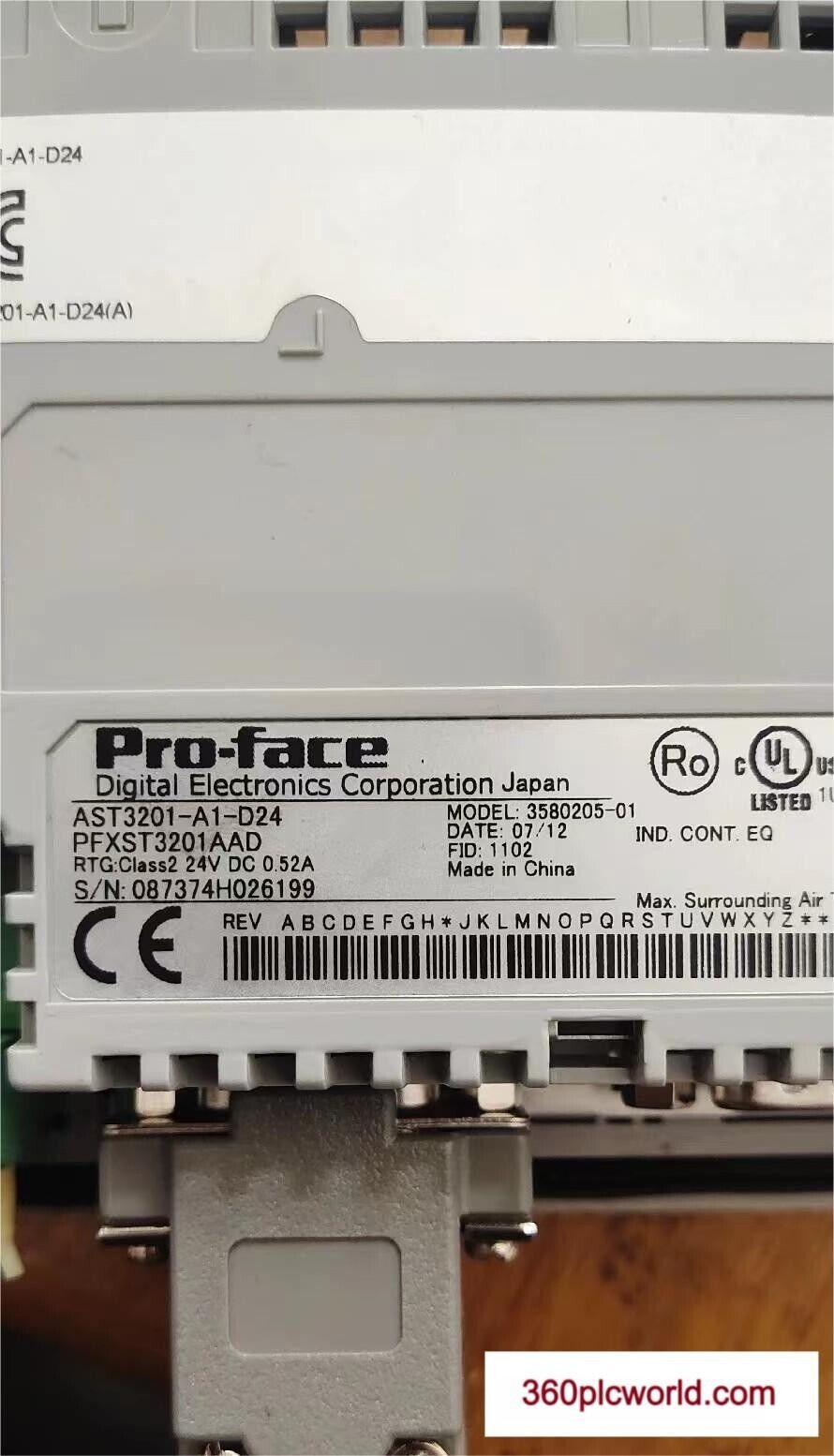 1 PC PARA PROFACE AST3201-A1-D24 USADO AST3201A1D24