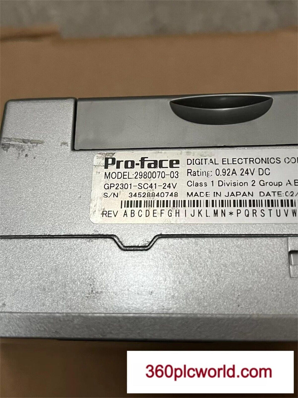 1PC FOR PROFACE GP2301-SC41-24V USED GP2301SC4124V