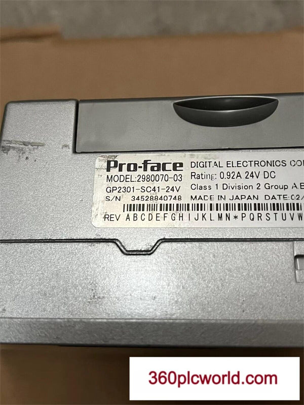 1PC FOR PROFACE GP2301-SC41-24V USED GP2301SC4124V