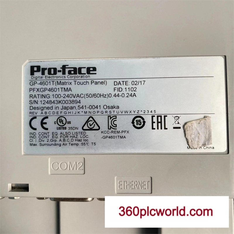 1PC FOR PROFACE PFXGP4601TMA USED