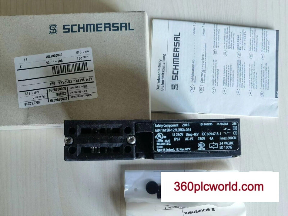 1 peça para SCHMERSAL AZM161SK-12/12RKA-024 novo AZM161SK12/12RKA024