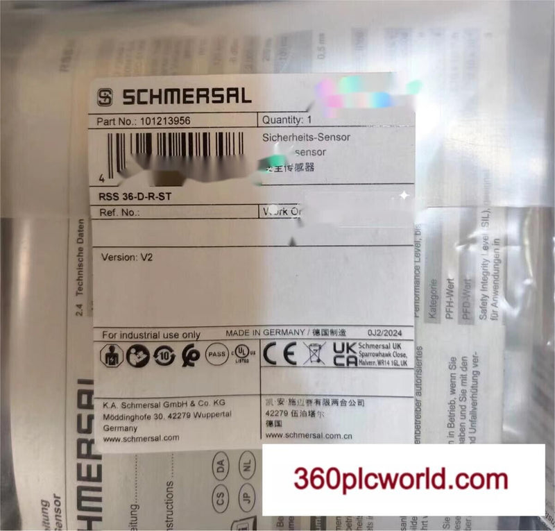 1PC FOR SCHMERSAL RSS 36-D-R-ST NEW RSS 36DRST