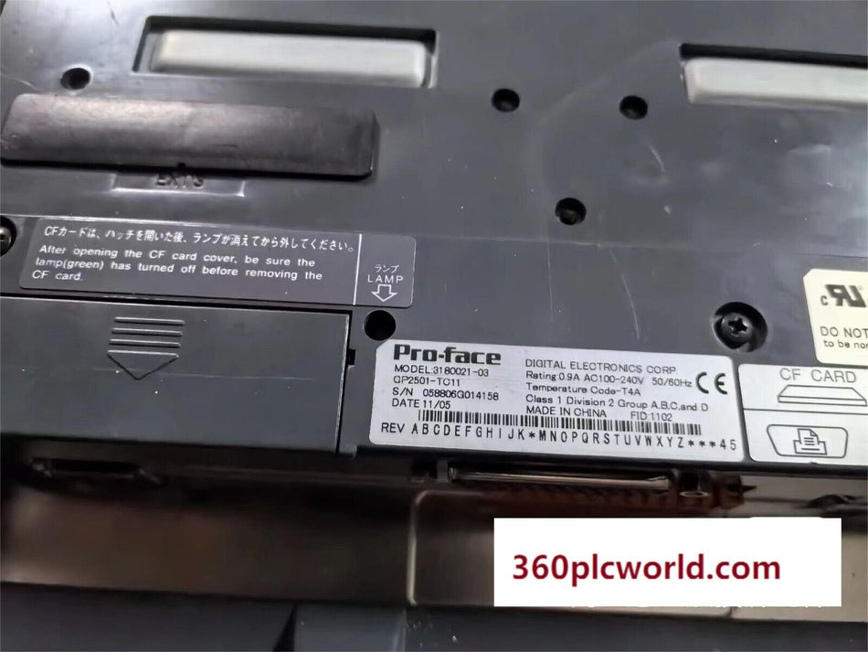 1 PC PARA PROFACE GP2501-TC11 USADO GP2501TC11 