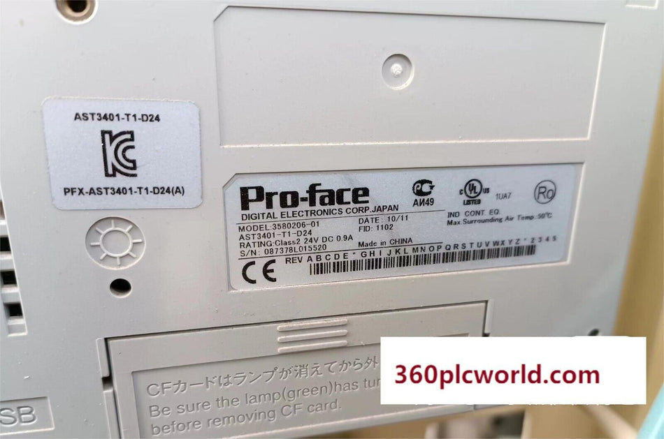 1 PC PARA Proface AST3401-T1-D24 USADO AST3401T1D24