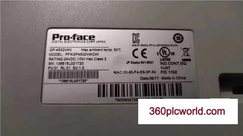 1PC FOR Proface GP-4502WW USED GP4502WW