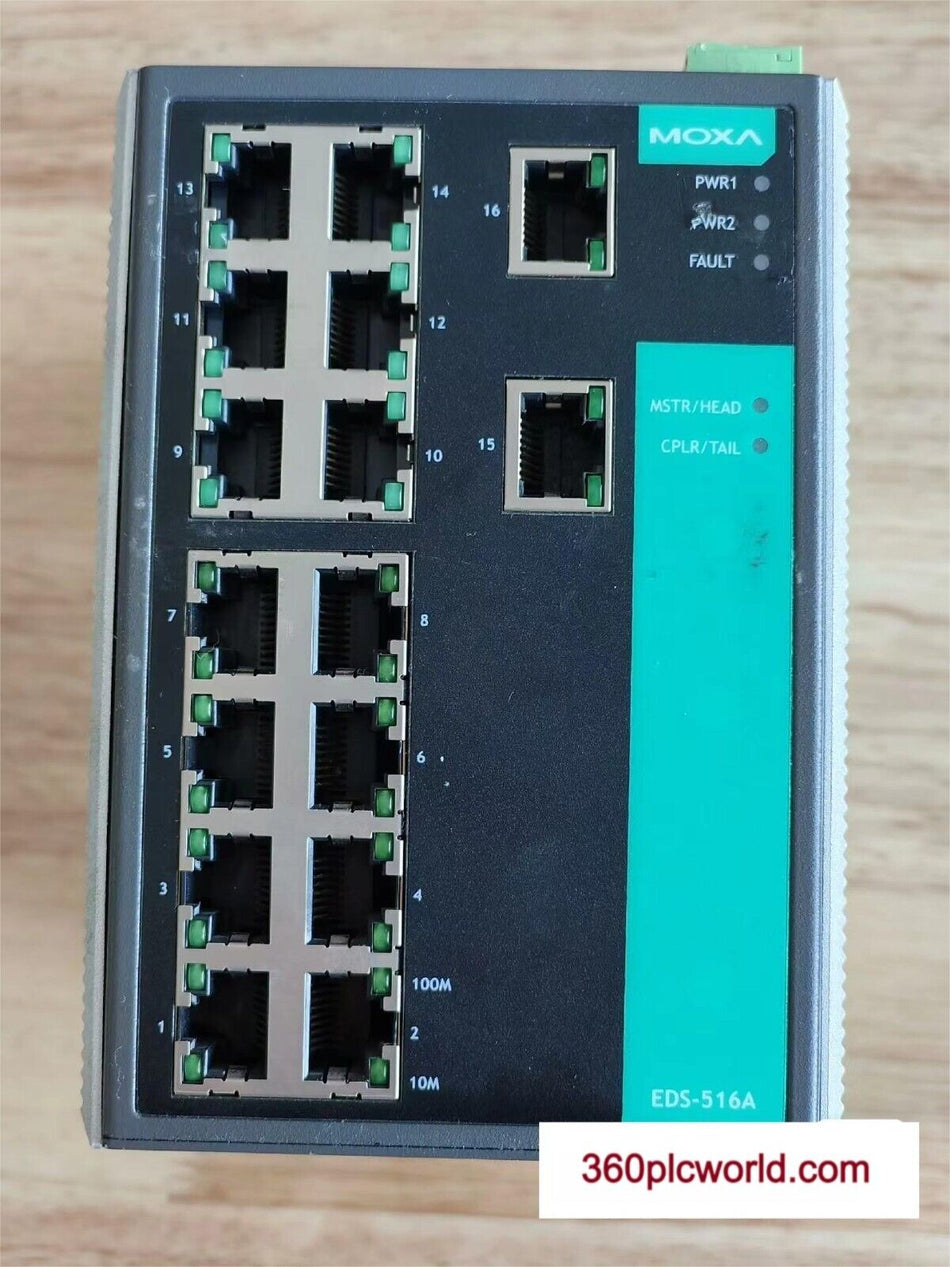 1 PC PARA MOXA EDS-516A USADO EDS516A