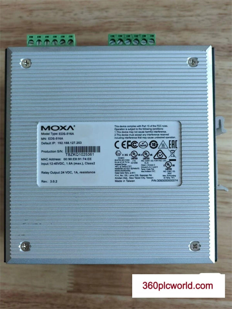 1PC FOR MOXA EDS-516A USED EDS516A