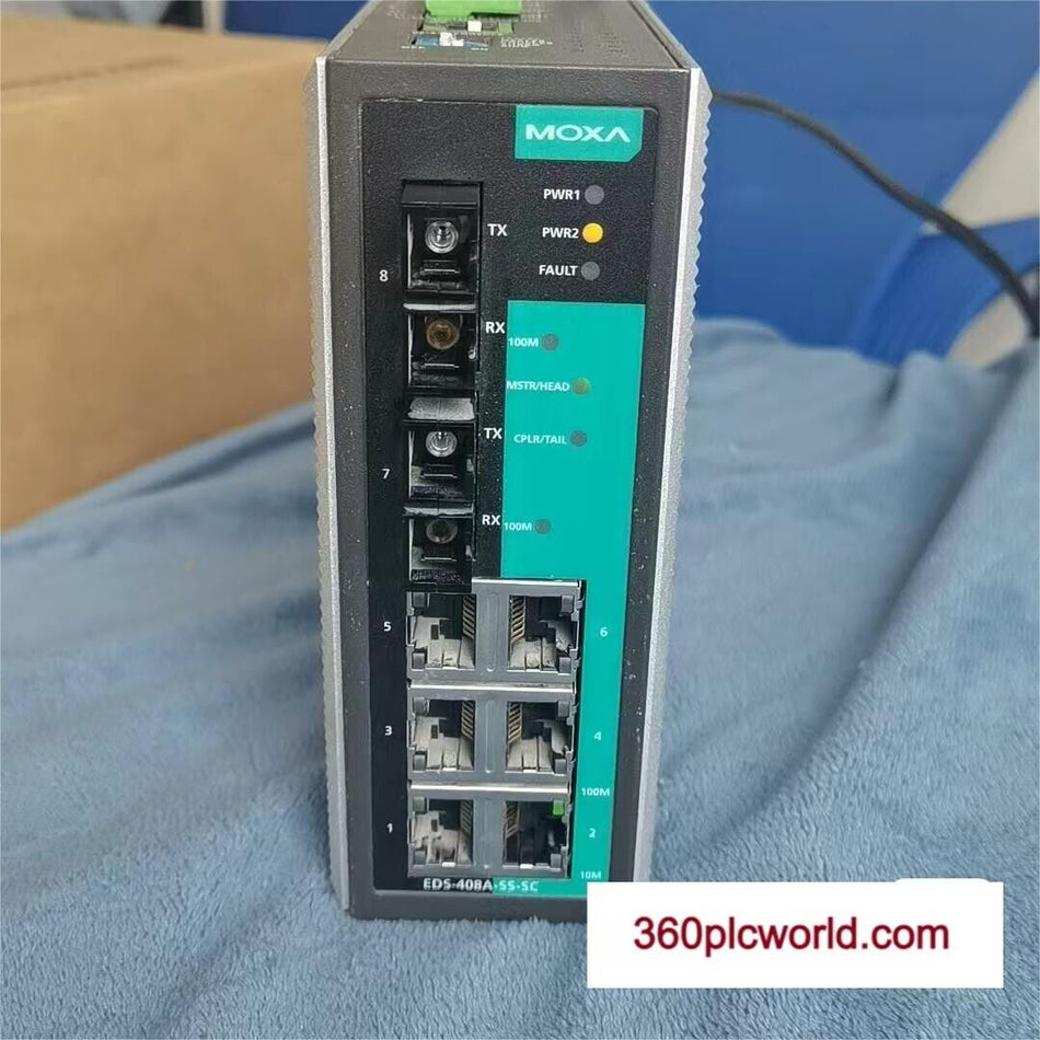 1 PC PARA MOXA EDS-408A-SS-SC USADO EDS408ASSSC