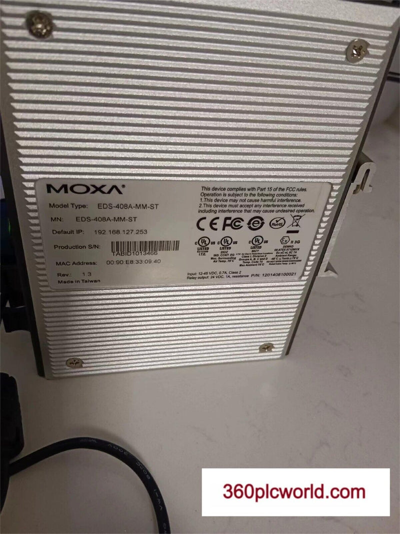 1PC FOR MOXA EDS-408A-MM-ST USED EDS408AMMST