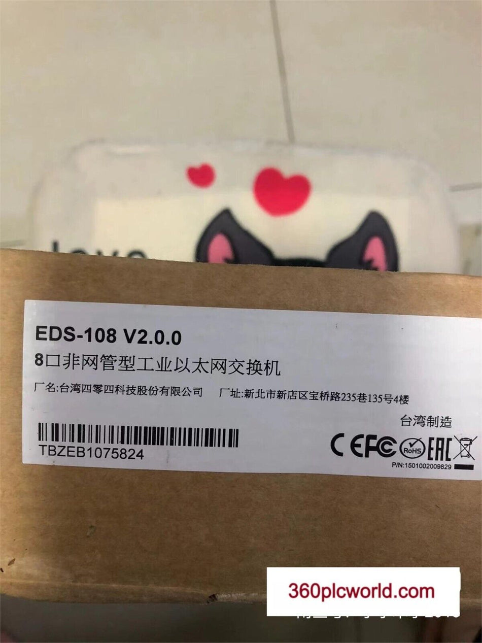 1 PC PARA MOXA EDS-108 NOVO EDS108 