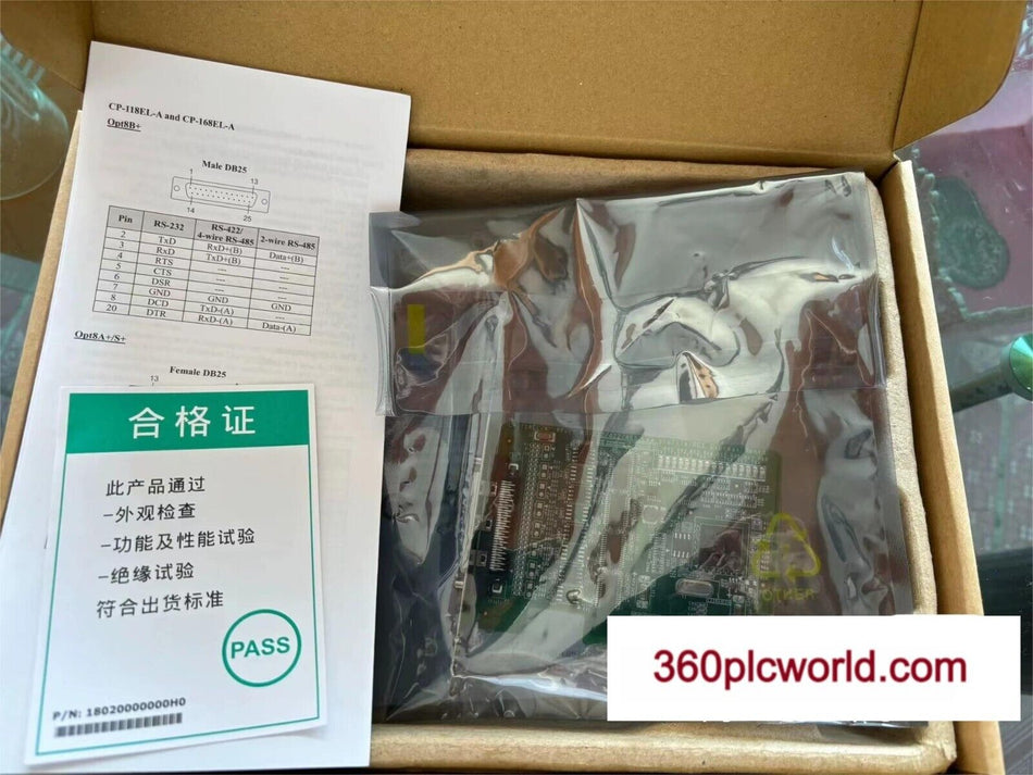1 件适用于 MOXA CP-118EL-A 全新 CP118ELA 