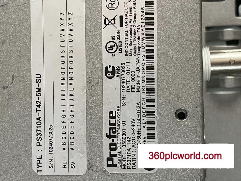 1PC FOR Proface 3580301-01 USED 358030101