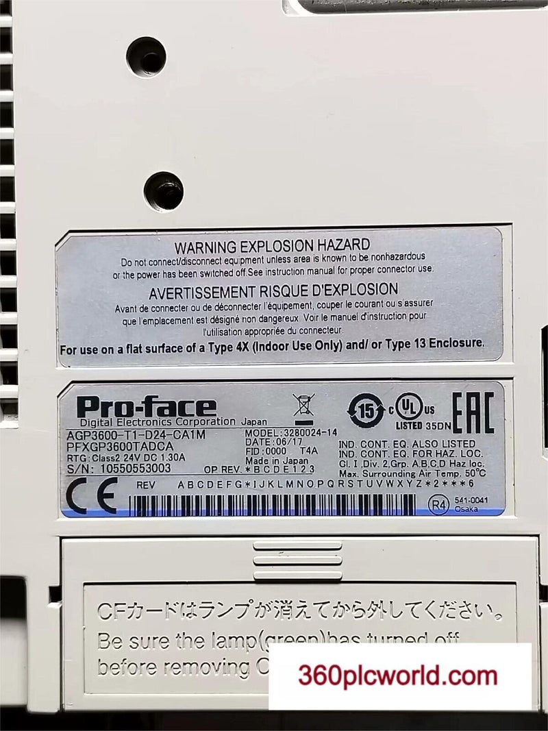 1PC FOR Proface AGP3600-T1-D24-CA1M USED AGP3600T1D24CA1M
