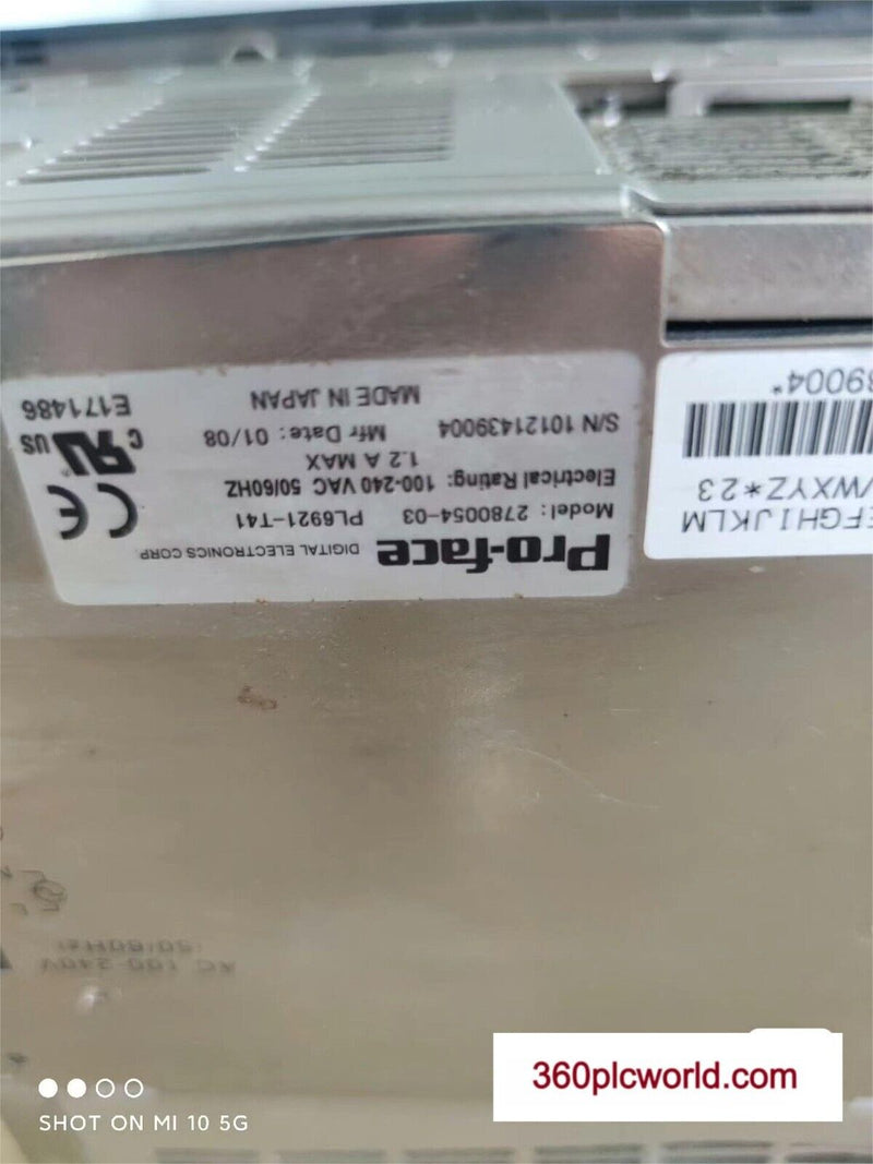 1PC FOR Proface PL6921-T41 USED PL6921T41