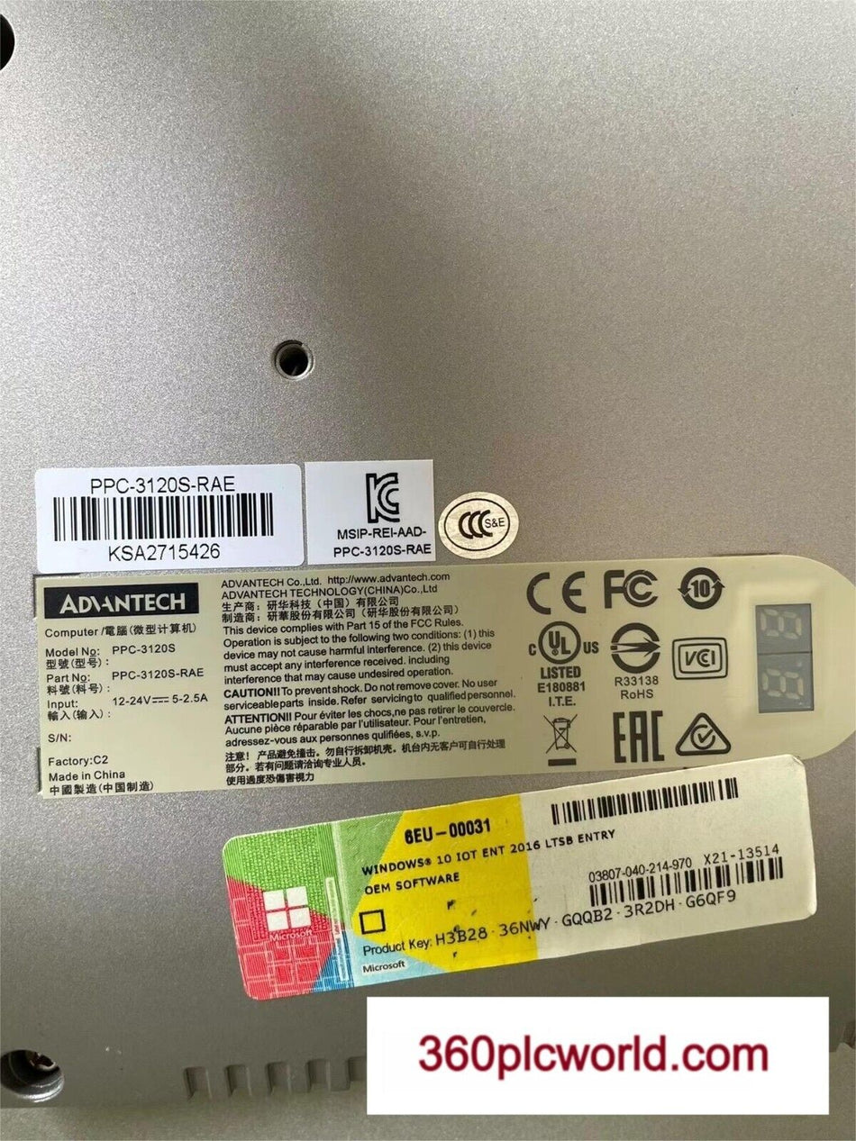 1 PC PARA Advantech PPC-3120S-RAE USADO PPC3120SRAE