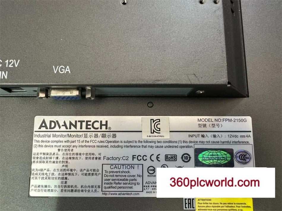 1 PC PARA Advantech FPM-2150G-R3BE USADO FPM2150GR3BE