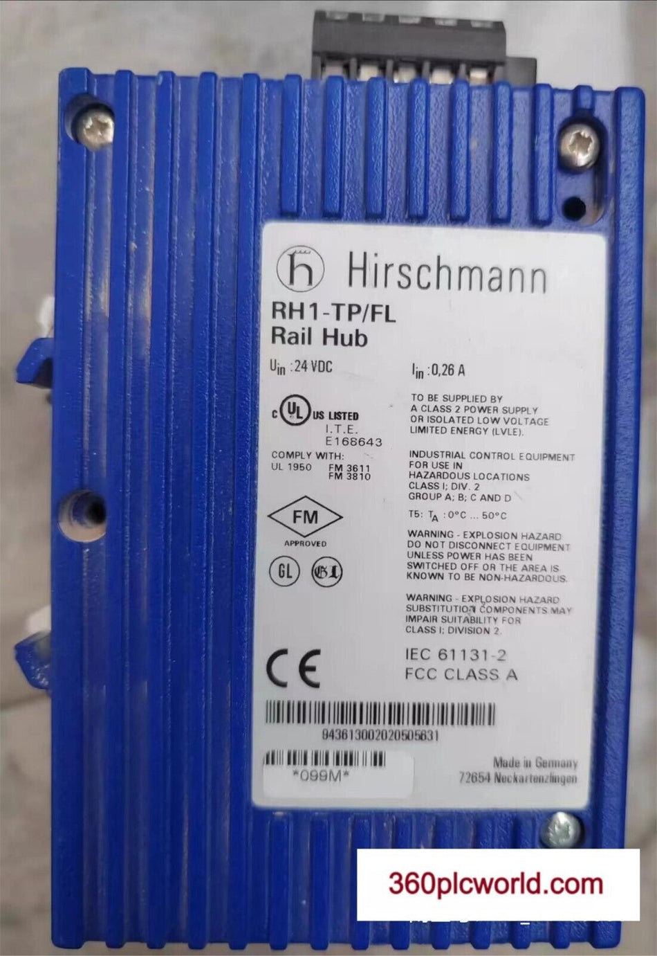 1 PC PARA HIRSCHMANN RH1-TP/FL USADO RH1TP/FL