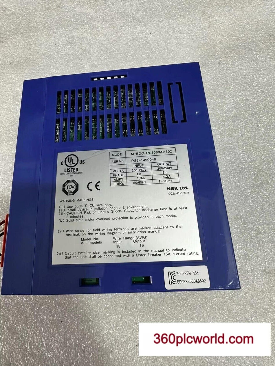 1 PC PARA NSK M- EDC-PS3060AB502 USADO MEDCPS3060AB502