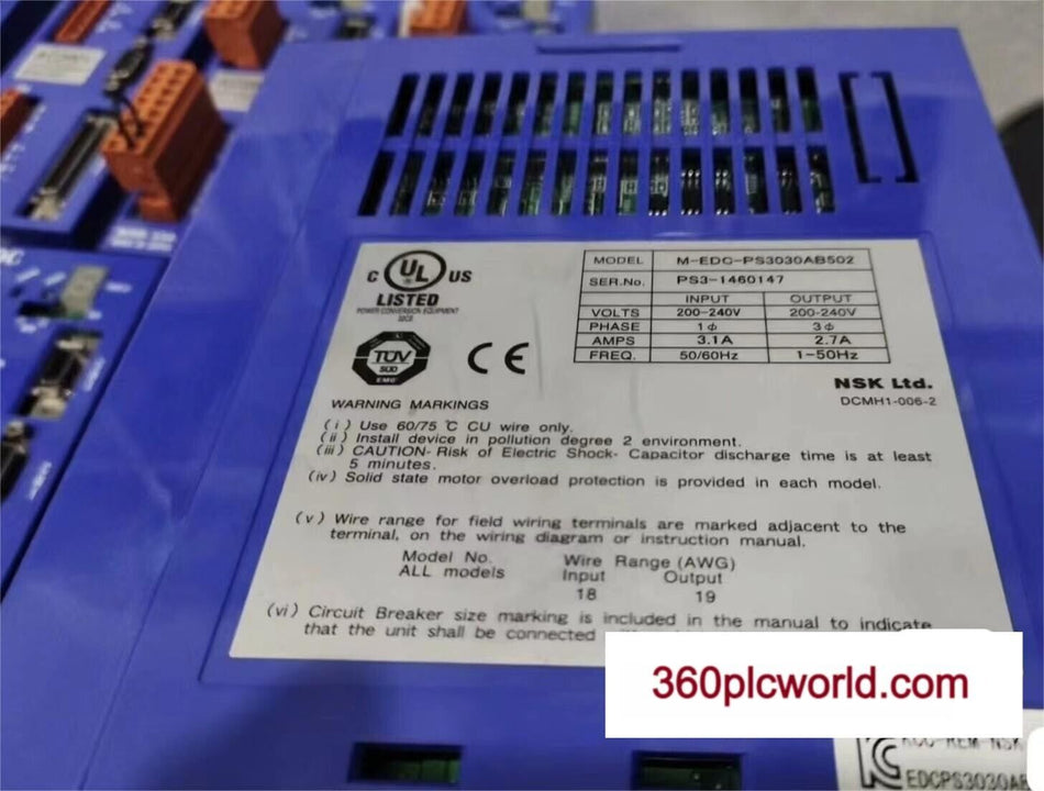 1 peça para NSK M-EDC-PS3030AB502 usado MEDCPS3030AB502